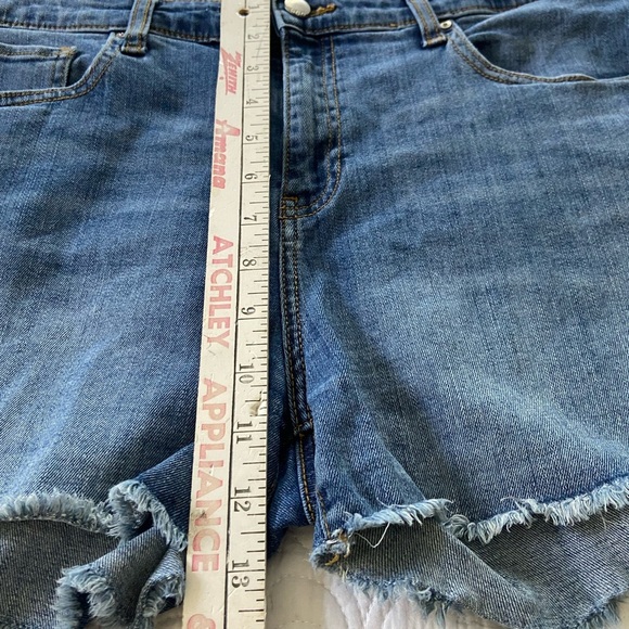 GAP High Rise Cut Off Short Jort, normcore, beach, classic, vacation, preppy - Picture 10 of 11